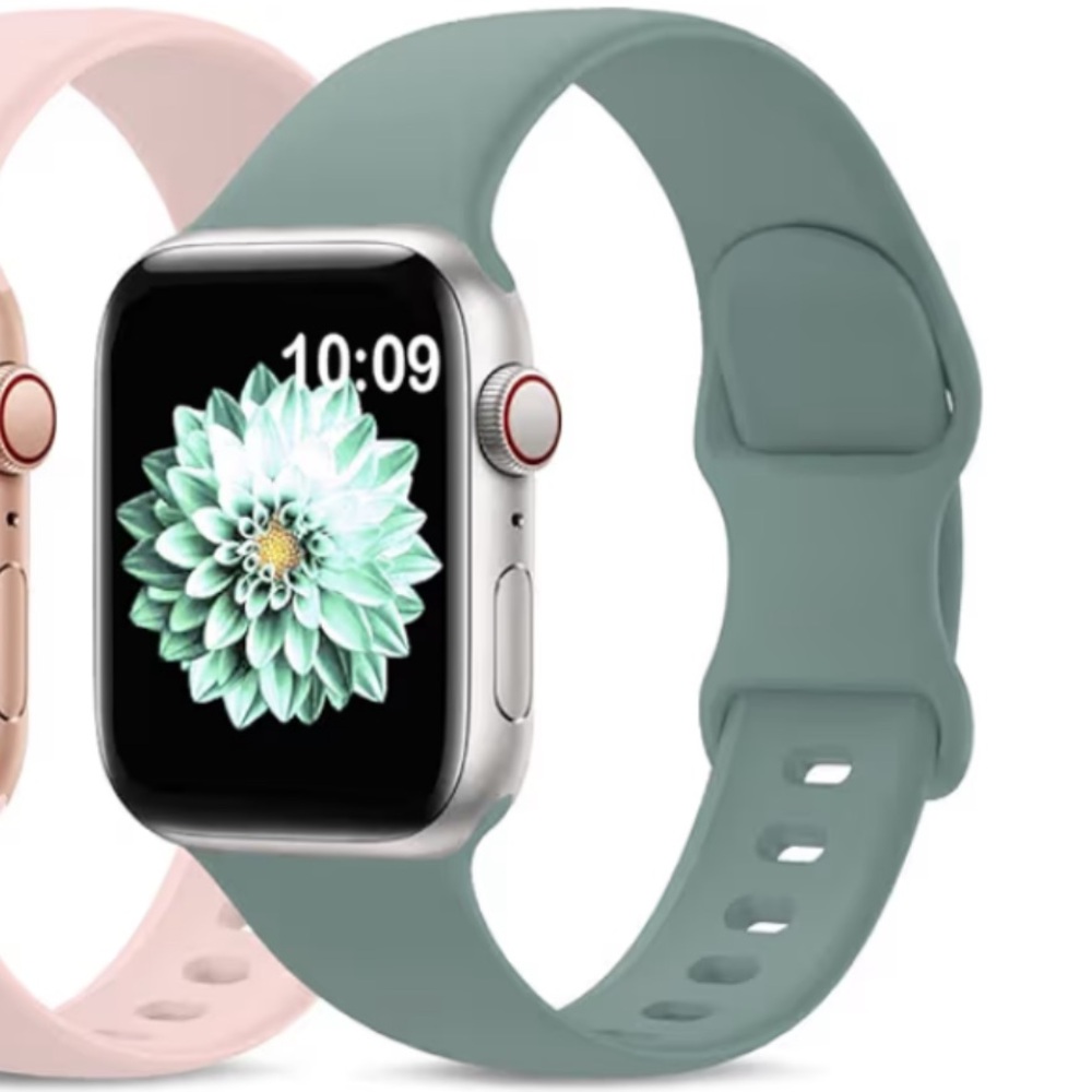 Apple Watch Silicone Sport Band: Green - Picture 2 of 10